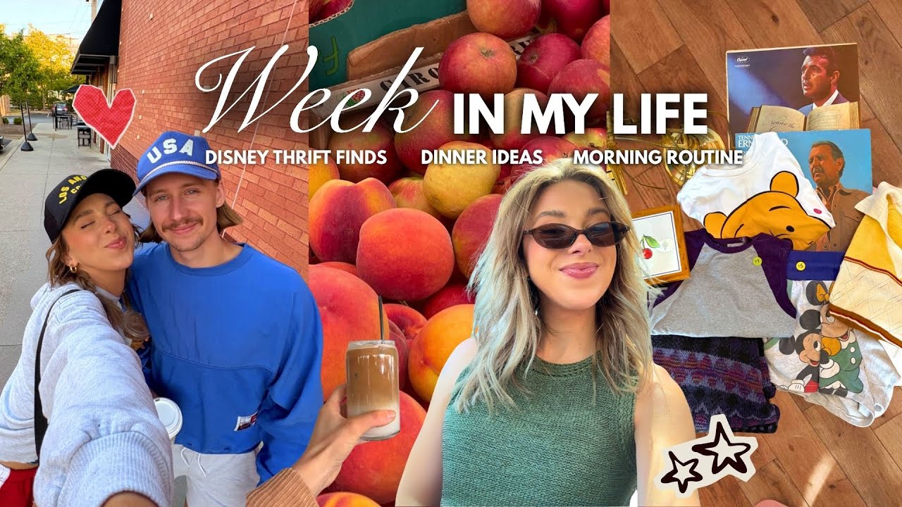 WEEK IN MY LIFE! Thrift haul, Morning Routine, Disney Small Shop, Dinner Ideas, Errands & Chatting