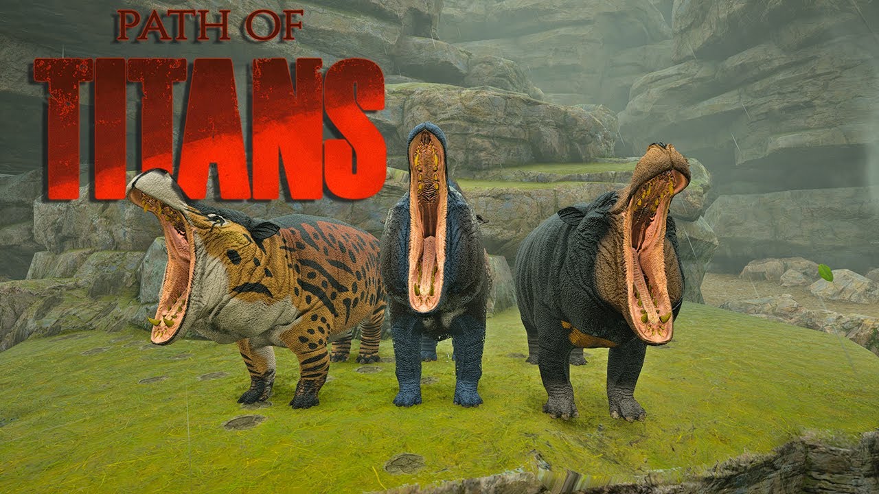 Three Little Piggies Went To HUNT! Andrewsarchus Mod -Path of Titans Gameplay-