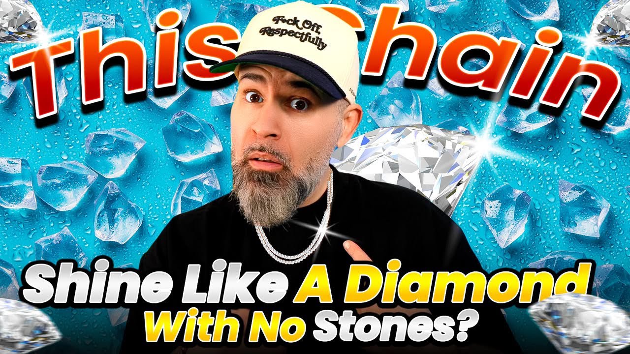 Icey Chain With No DIAMONDS? | Ice Link Chain In SILVER!!!