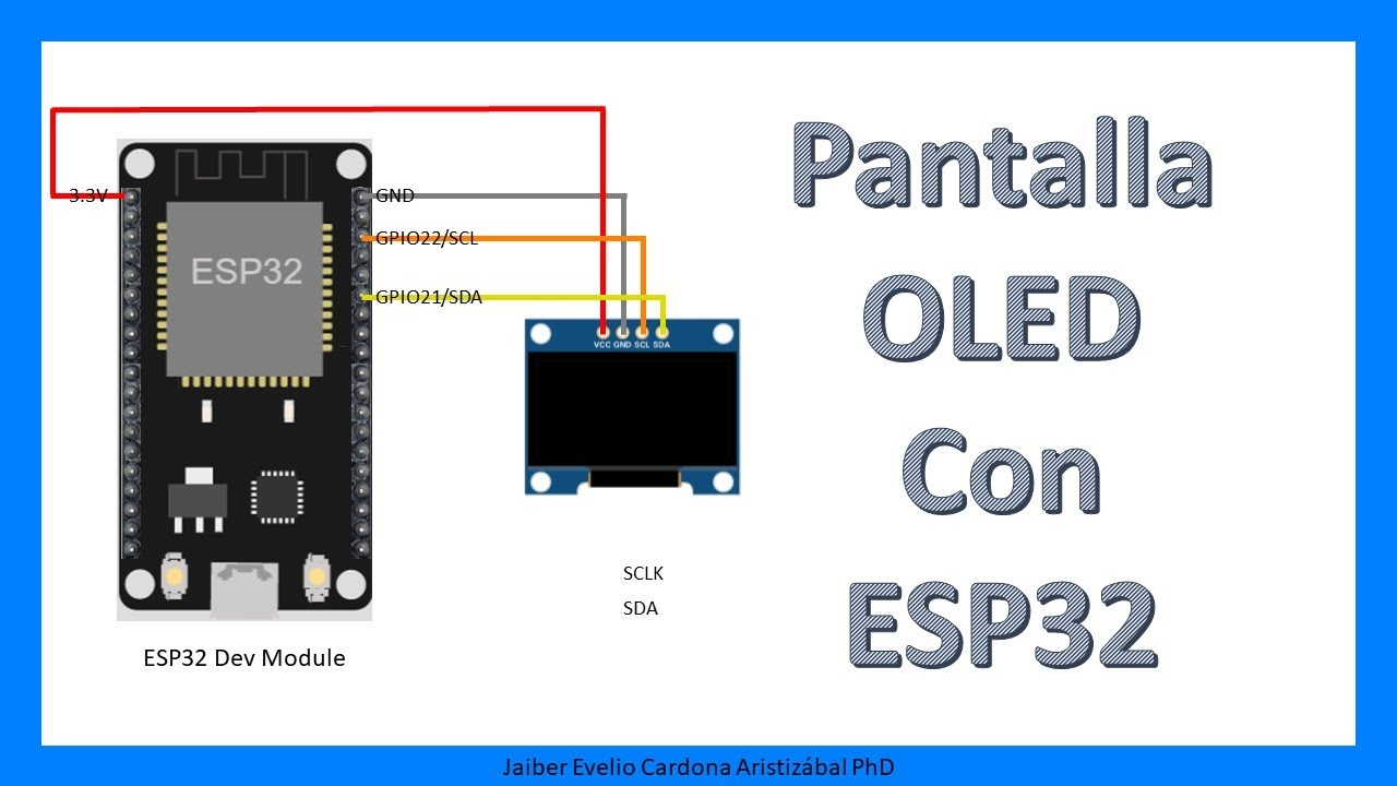 Pantalla OLED y ESP32