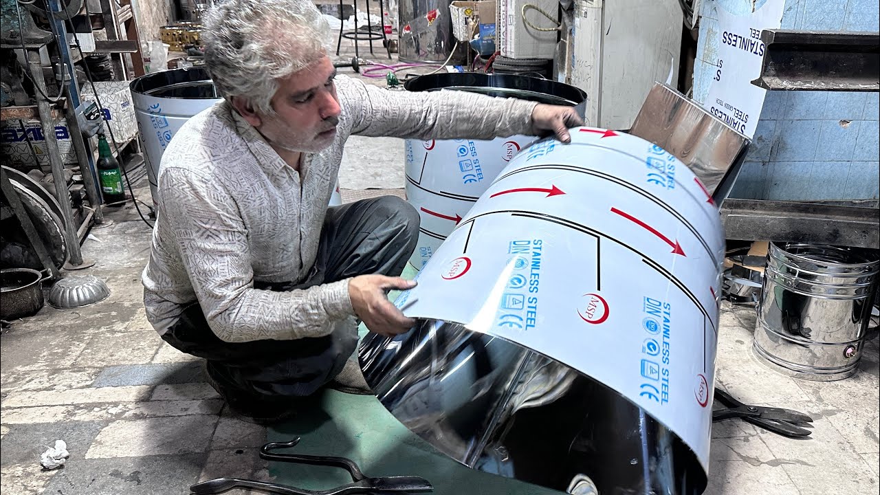 This Started as a Sheet of Stainless Steel…⚒️🔥🇮🇷