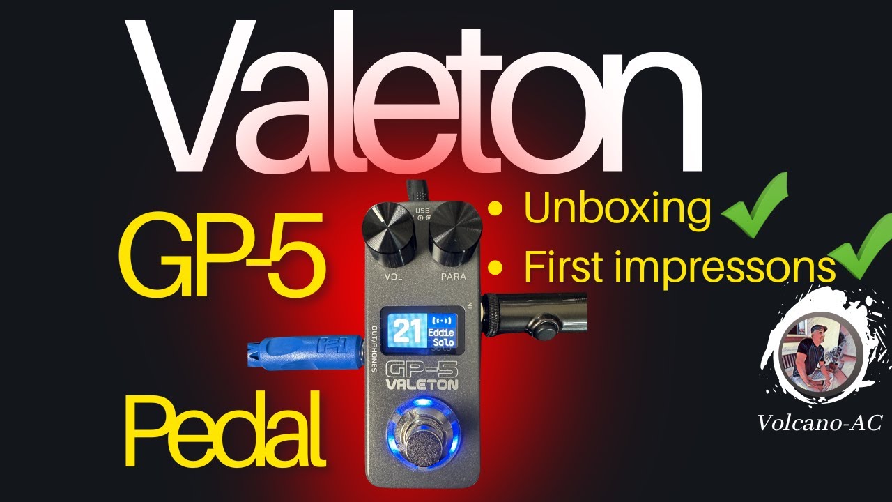 Unboxing and first impressions of the best amplifier? Valeton GP5 pedal. Not sponsored!