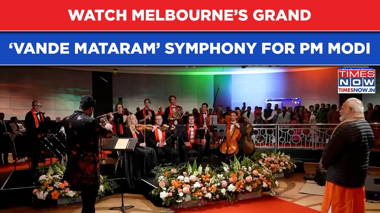 Modi In Australia: Watch Melbourne&rsquo;s Grand &lsquo;Vande Mataram&rsquo; Symphony Welcome For Indian PM