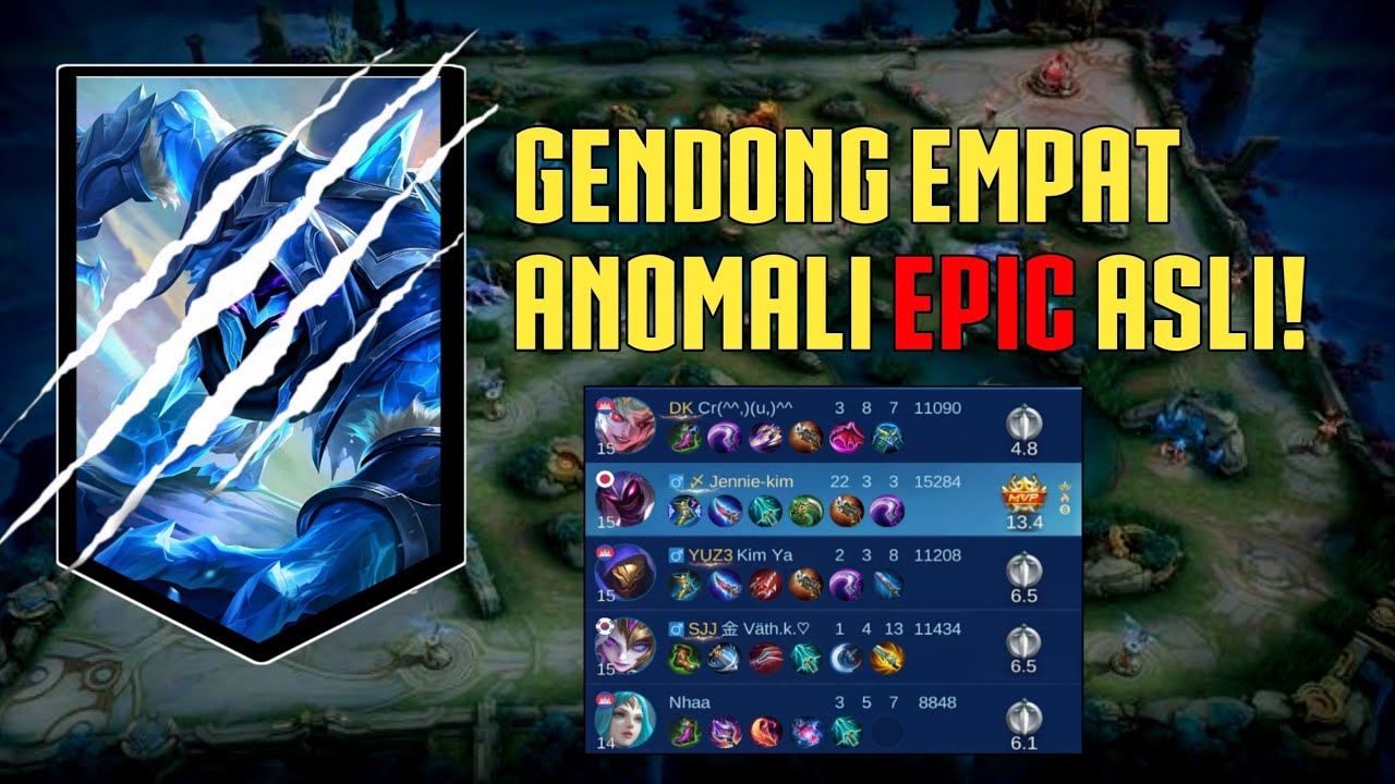 GENDONG PENGHUNI EPIC ASLI!! | GAMEPLAY AGGRESSIVE‼️ - MLBB