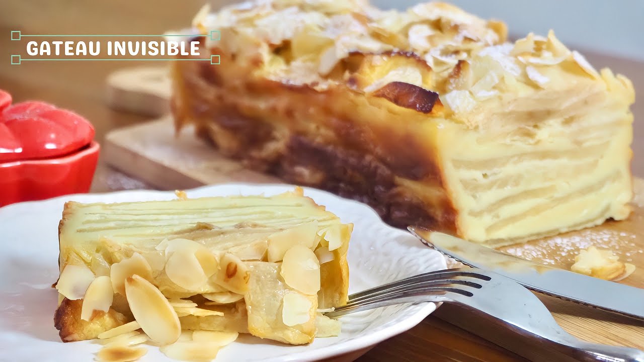 GATEAU INVISIBLE🍎【Perfect Invisible Apple Cake Recipe】