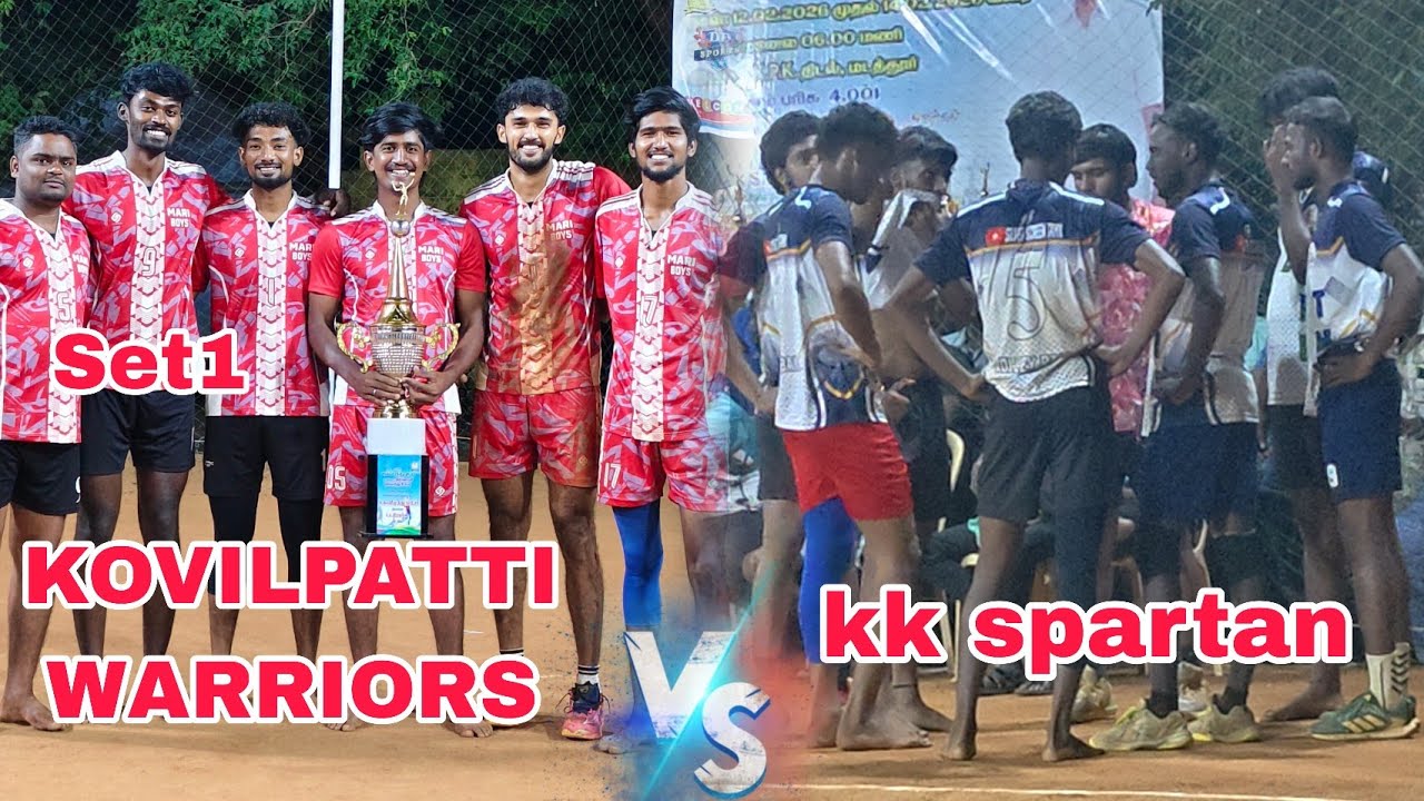 new  match tenkasi MADATHUR 35K ❗ KOVILPATTI WARRIORS 🆚 kk spartan ❗
