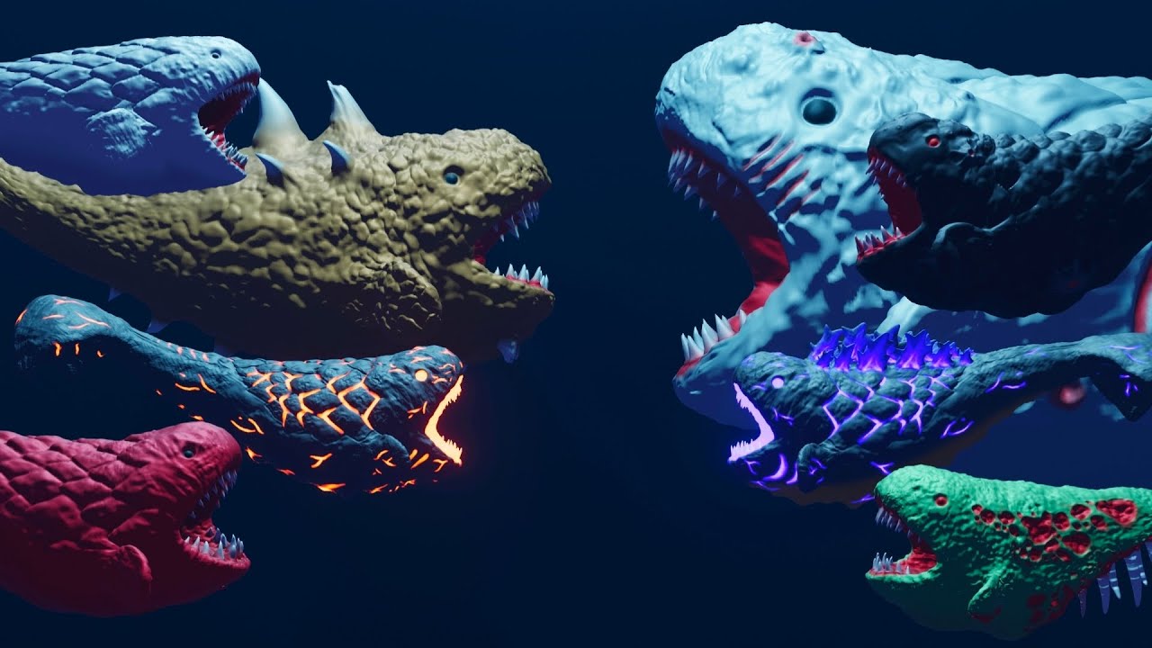 Bloop monsters tournament | sea monsters animation