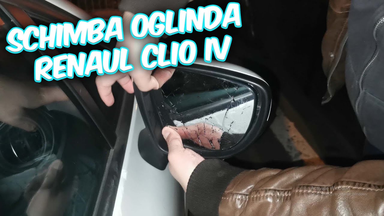 Renault Clio 2012-2019 demonteaza & schimba sticla oglinda