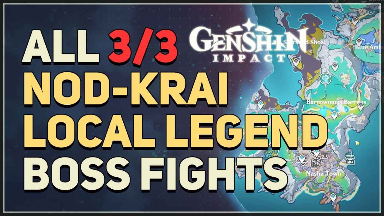 All Nod-Krai Local Legend Boss Fights Genshin Impact