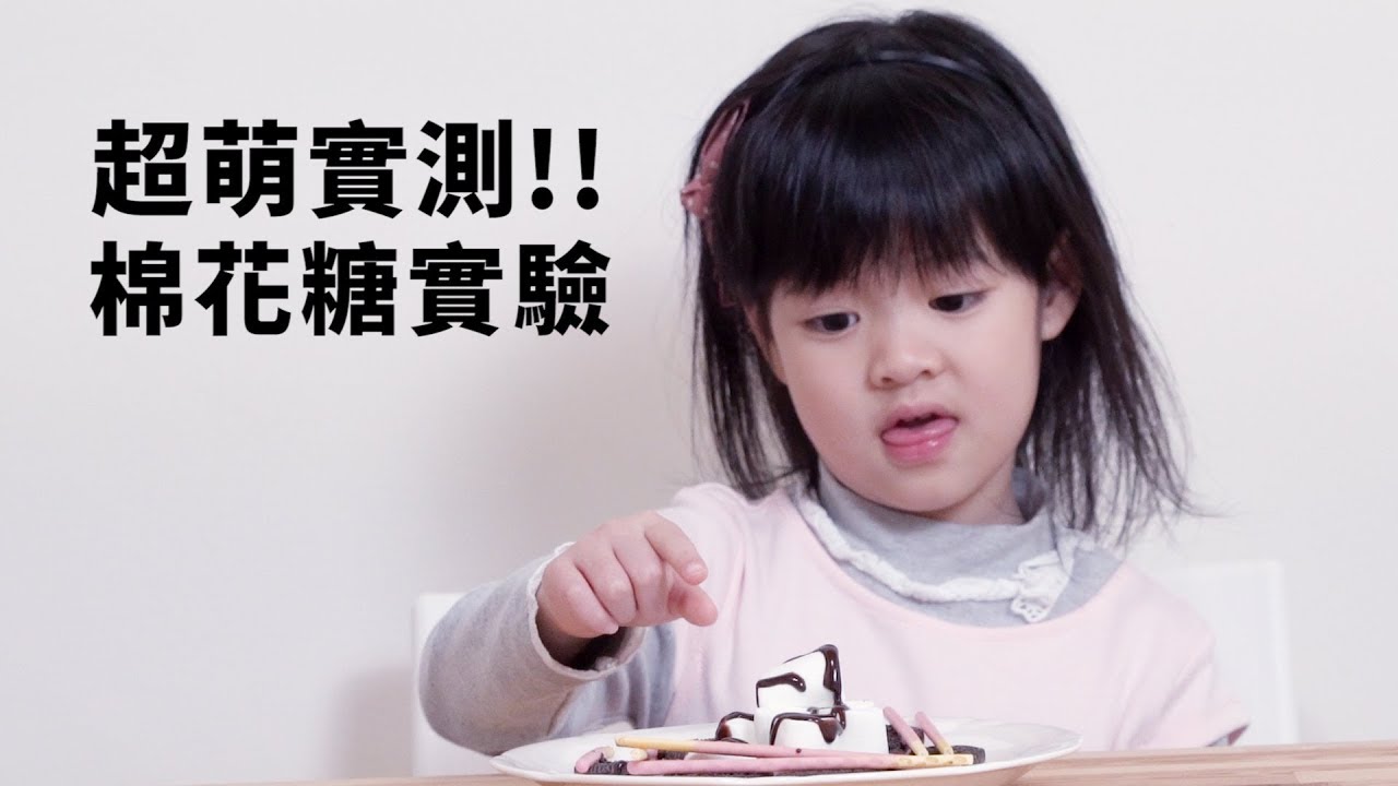 超萌棉花糖實驗♥甜食當前小朋友忍得住誘惑嗎？【意義製造 │社會實驗 │棉花糖實驗 The Marshmallow Test】