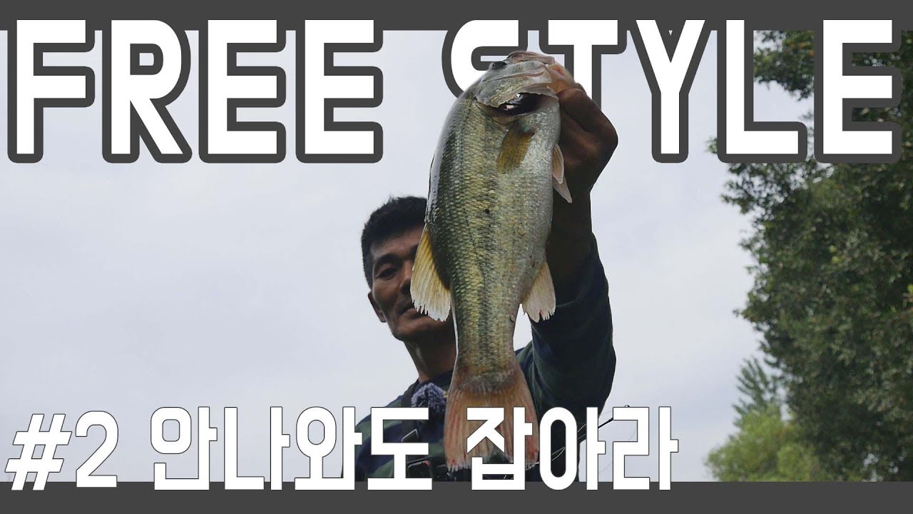 [Bass Fishing 루어에디션#61] 프리스타일 루어 낚시! 배스가 없어? 그래도  잡아라! (LUNKER MEGABASS staff)