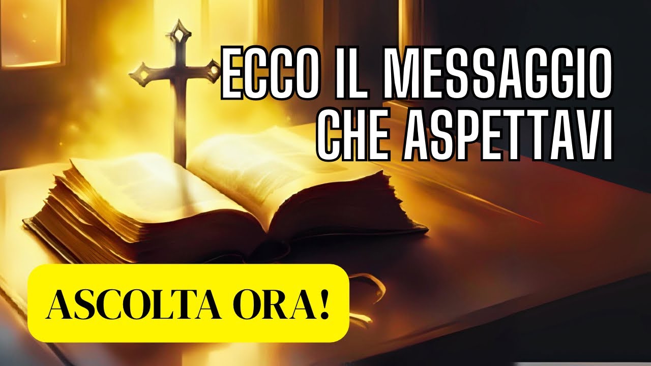 ASCOLTA OGGI QUESTO VIDEO e riceverai un MESSAGGIO da Dio (NON È UN CASO!)