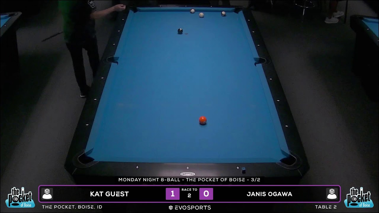 KAT GUEST vs JANIS OGAWA - THE POCKET - TABLE 2 | EvoSports
