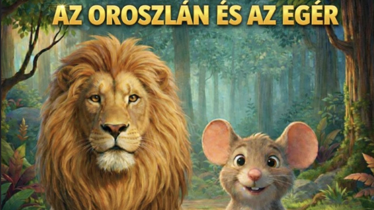 Az oroszlán és az egér | Népmesés történet Altató mese
