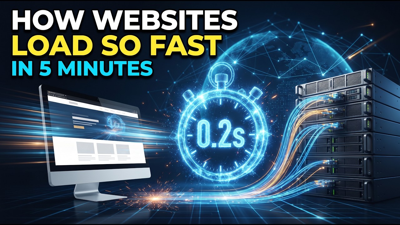 🚀⚡ How Websites Load So Fast in 5 Minutes | The Ultimate Beginner's Guide 🌐💨
