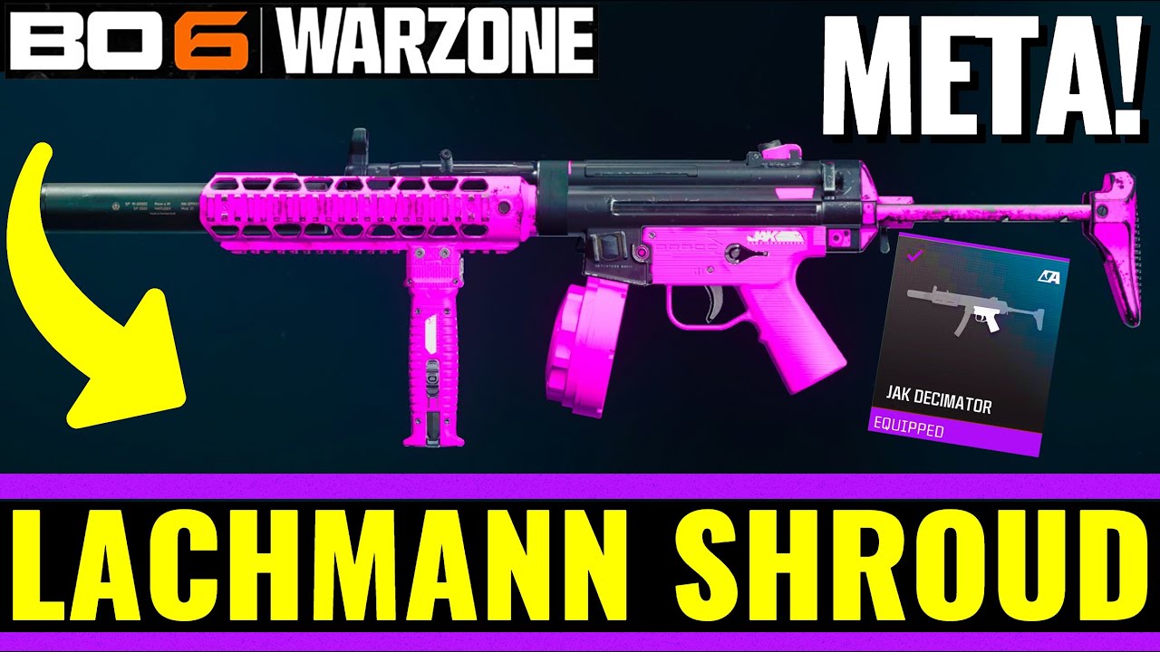 Warzone BEST Lachmann Shroud MP5 SMG Class & How to unlock the Lachmann Shroud Black Ops 6 Warzone!