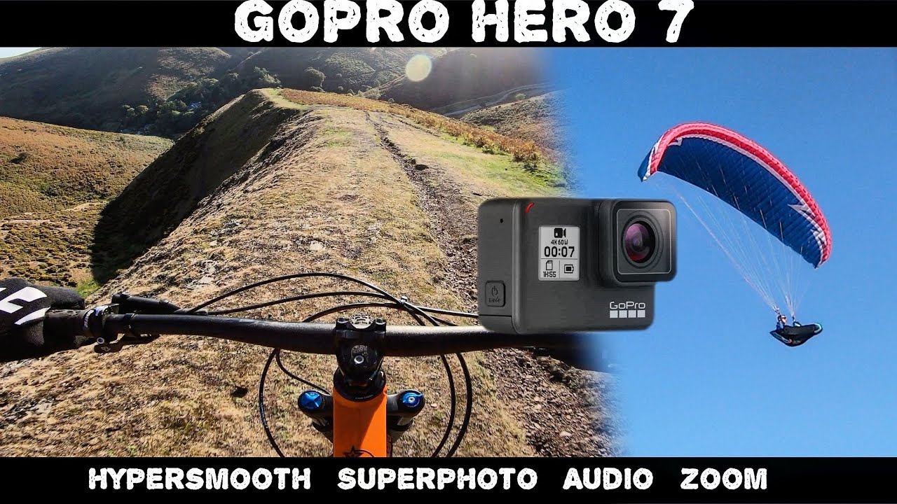 GOPRO HERO 7 BLACK TEST | HYPERSMOOTH | MIC TEST | SUPERPHOTO | ZOOM | MTB