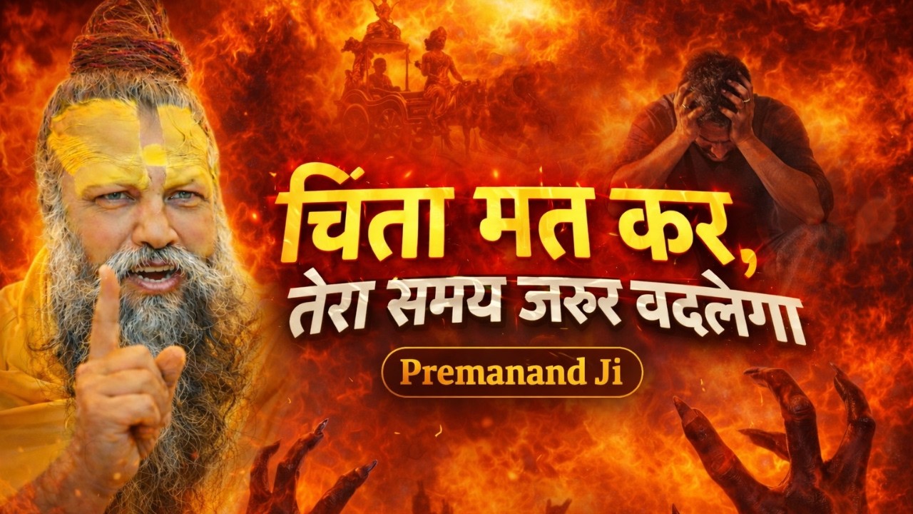 चिंता मत कर, तेरा समय जरूर बदलेगा | जब जीवन टूटने लगे तो यह बात याद रखना | Premanand Ji ✨🙏