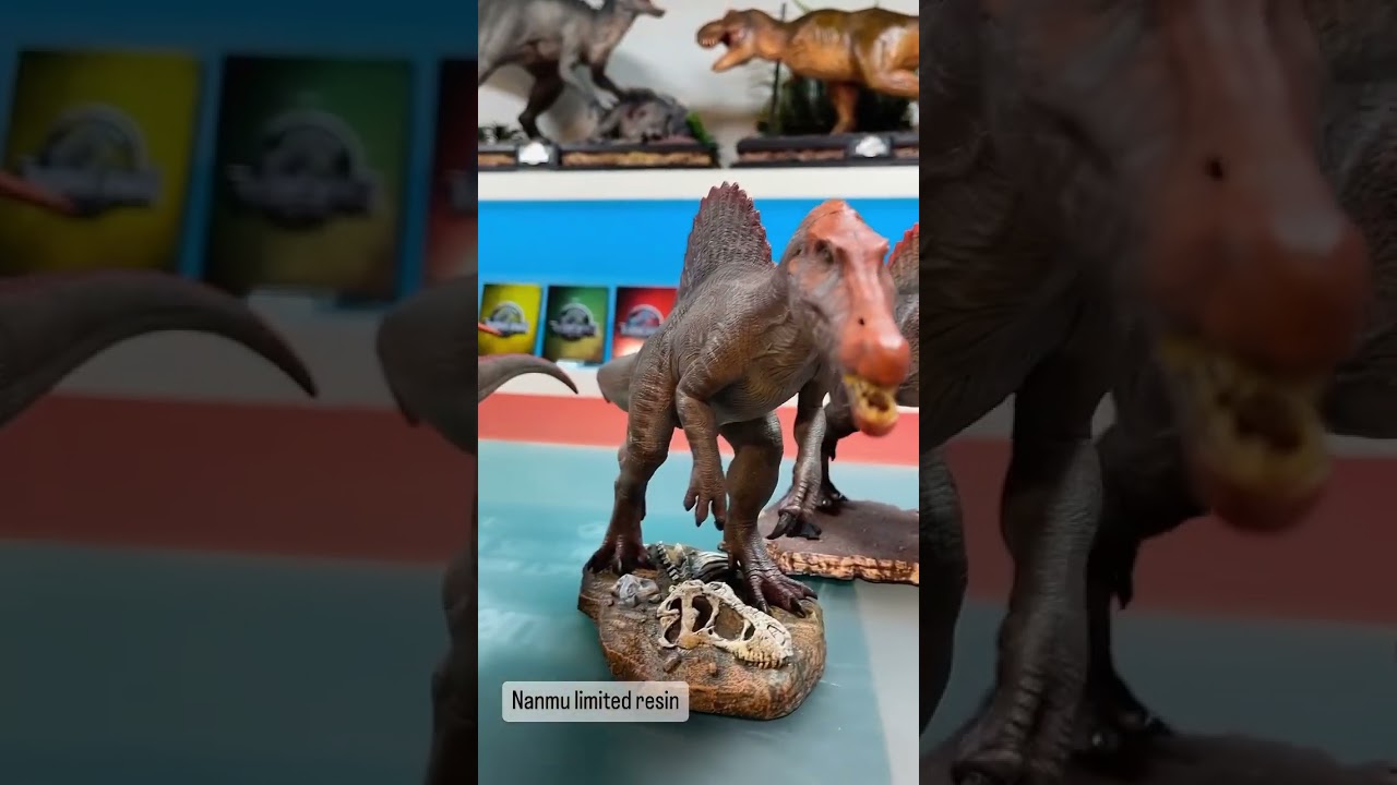 All #jurassicpark #spinosaurus versions together! Nanmu , W-Dragon , Prime1Studio