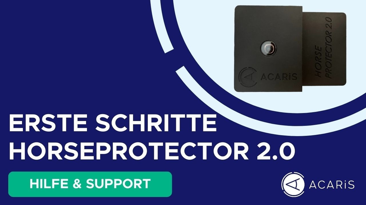Erste Schritte – HORSE PROTECTOR 2.0