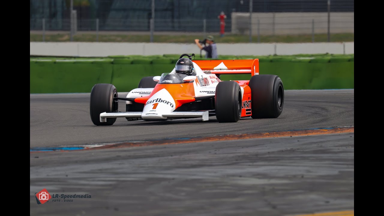 Masters Racing Legends - Hockenheim 2023 - Lotus92, McLaren MP4/1, Tyrell 011, Williams FW07B a.m.