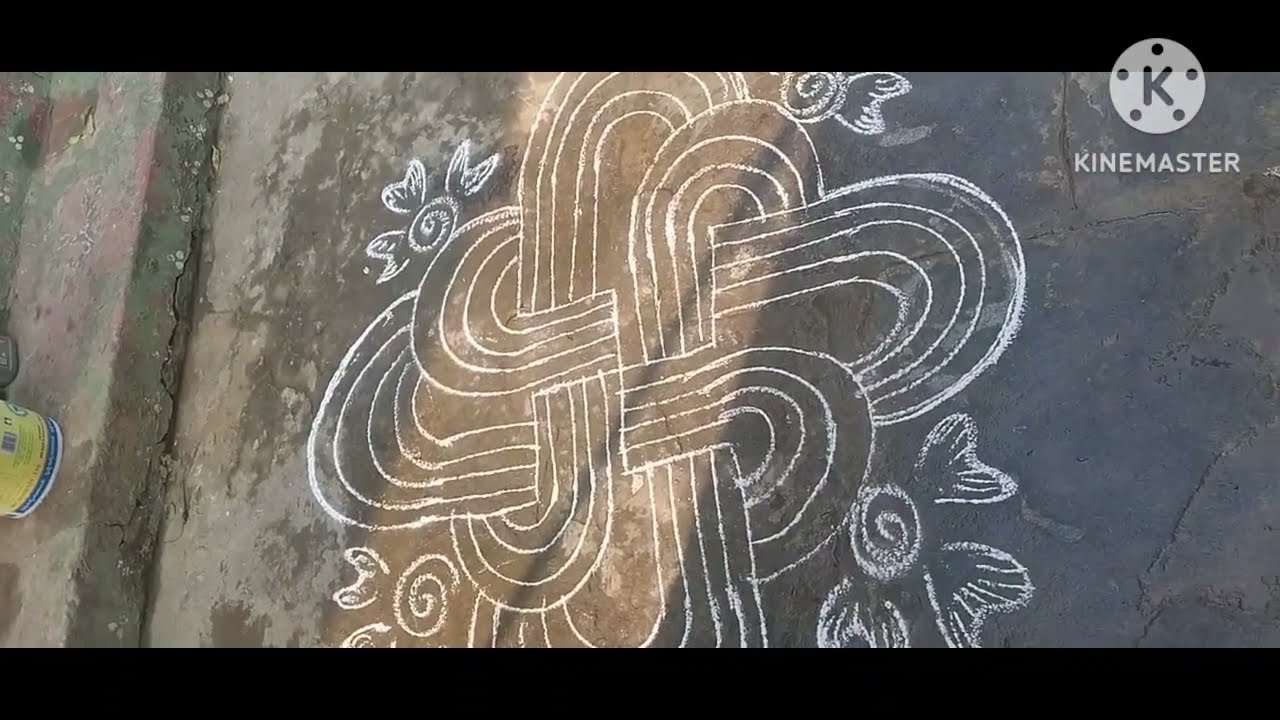 ధనుర్మాసం గీతల ముగ్గు #freehandrangolis #rangoli #freehand