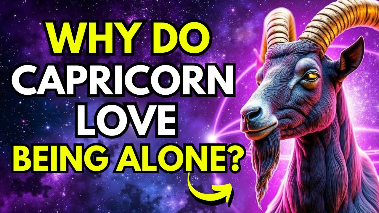 12 REASONS WHY CAPRICORN LOVE BEING ALONE ♑🐐 DO YOU AGREE? 🔥