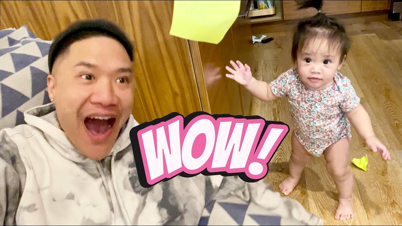 The Baby is officially WALKING walking! 😭 WARNING: this vlog is just 10 min of Veyda footage lmao