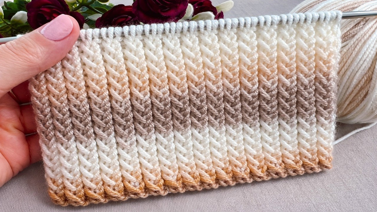 Освойте этот простой вязальный узор за считанные минуты!