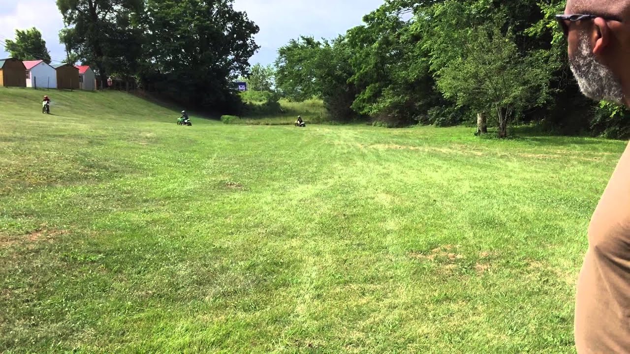 Dexter's First Ride On Yamaha PW80 June13, 2015