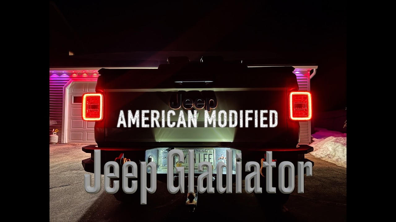 Jeep Gladiator Tail light Install | American Modified LEDs