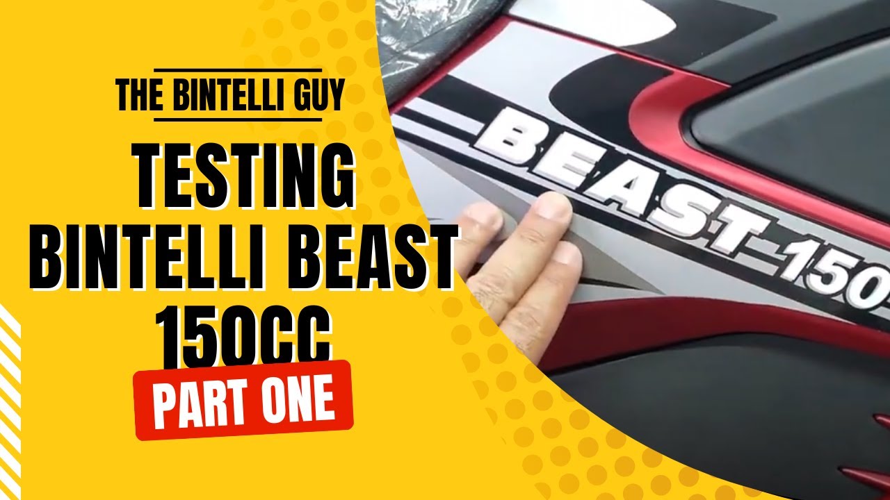 Bintelli Beast Motor Scooter 49cc VS 150cc - Part 1