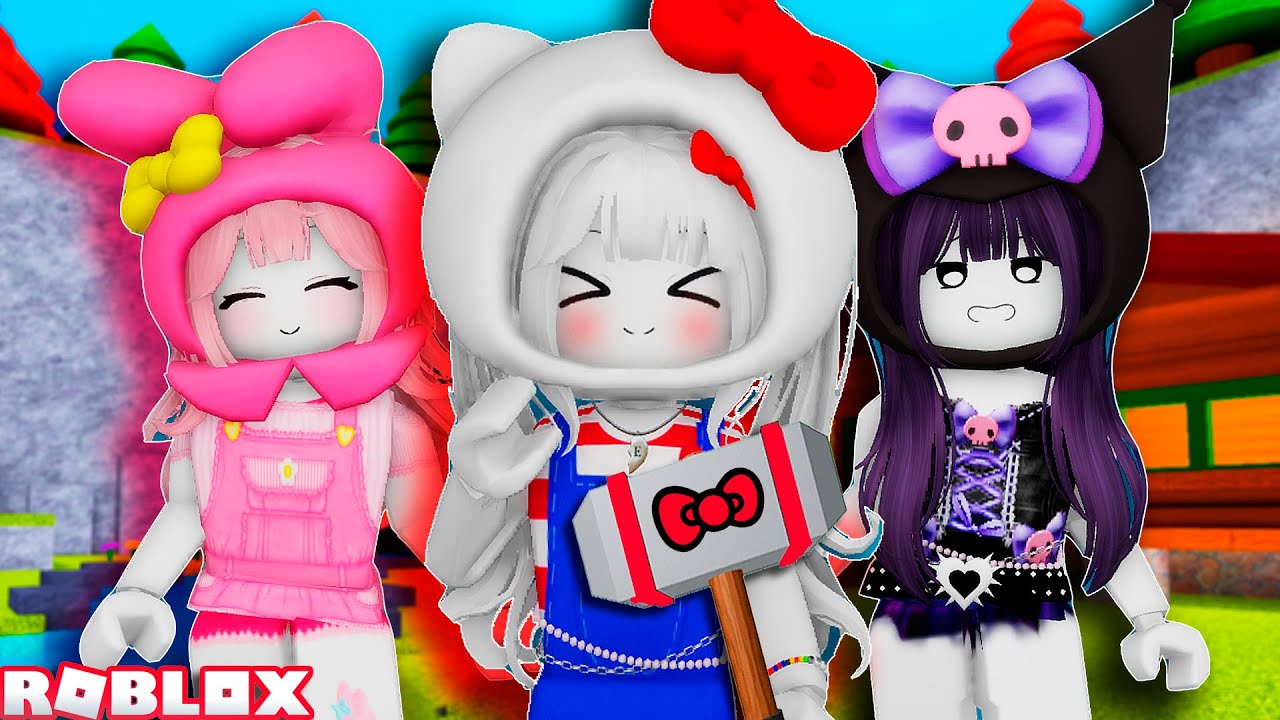 VIRAMOS A TURMA DA HELLO KITTY no MARRETÃO! - ROBLOX