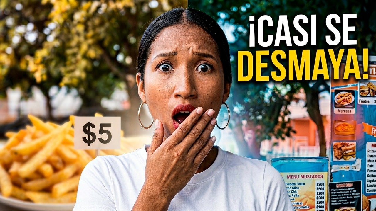 Esta mujer casi se desmaya por el precio de las papas 😂