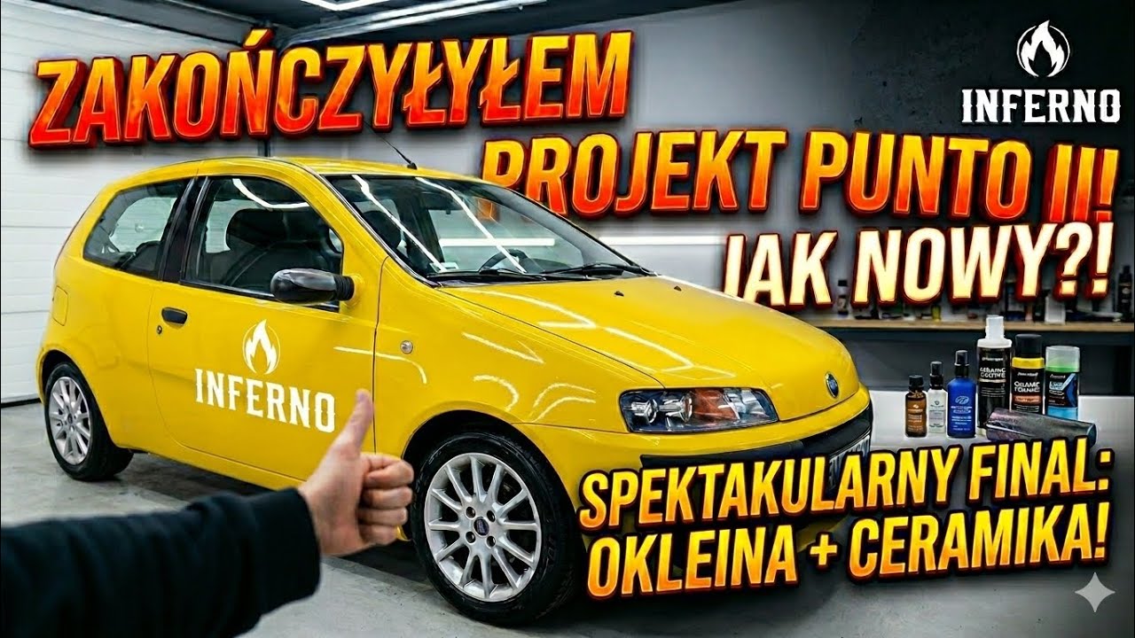 ZROBIŁEM TO! Fiat Punto JAK NOWY? Spektakularny Finał Projektu Szerszeń!