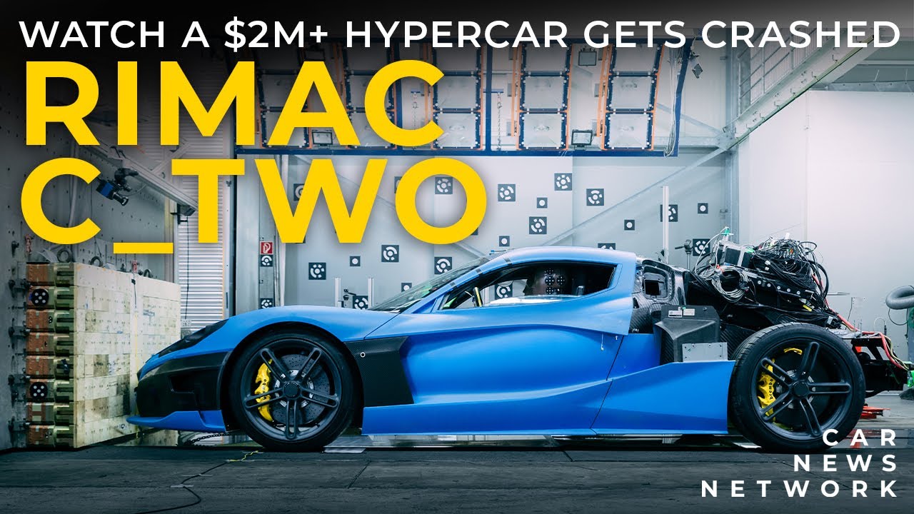 Crash Testing a $2M+ Rimac C_TWo Electric Hypercar