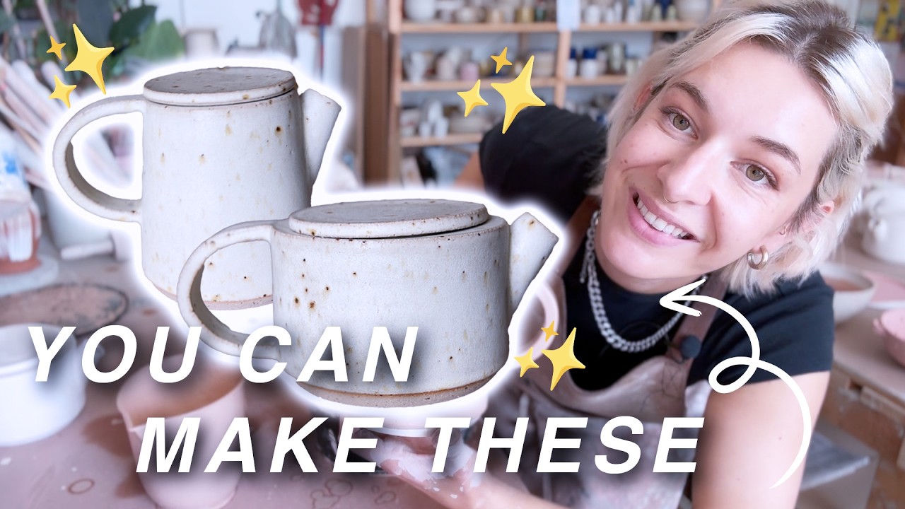 How to make a teapot on the pottery wheel | POTTERY 101