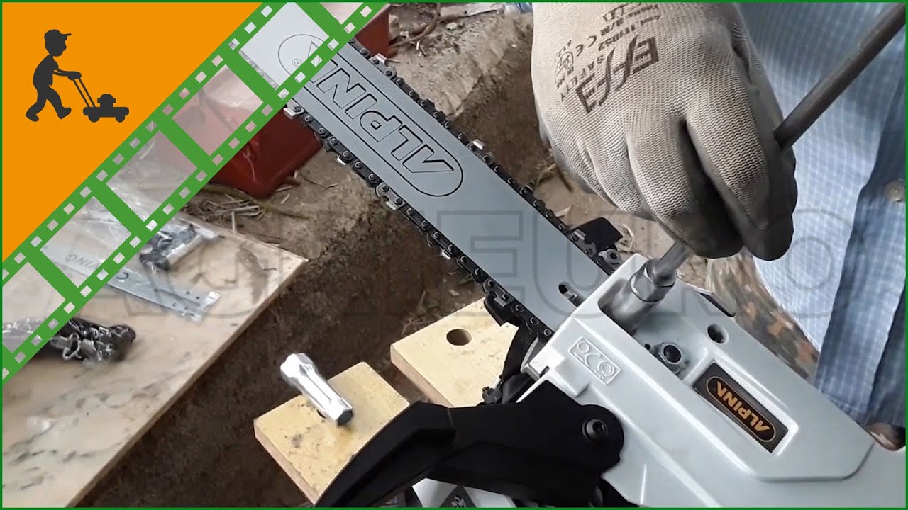 Motosega a scoppio Alpina C 38 con motore 2 tempi da 37.2 e barra 35 cm: montaggio del prodotto