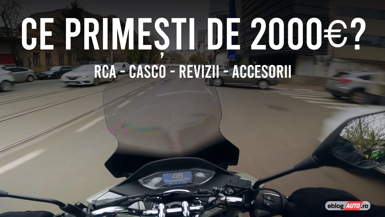🚦 Trafic în București cu Honda PCX 125