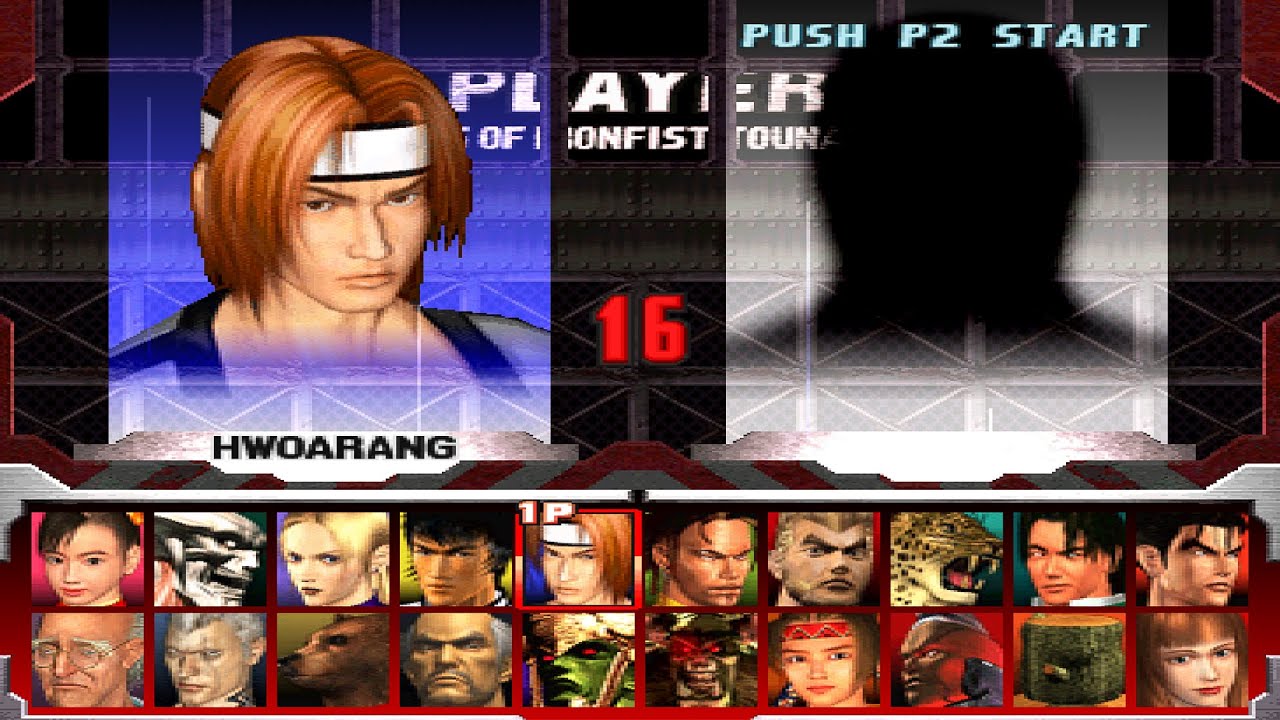Tekken 3 Gameplay Hwoarang - Arcade Mode
