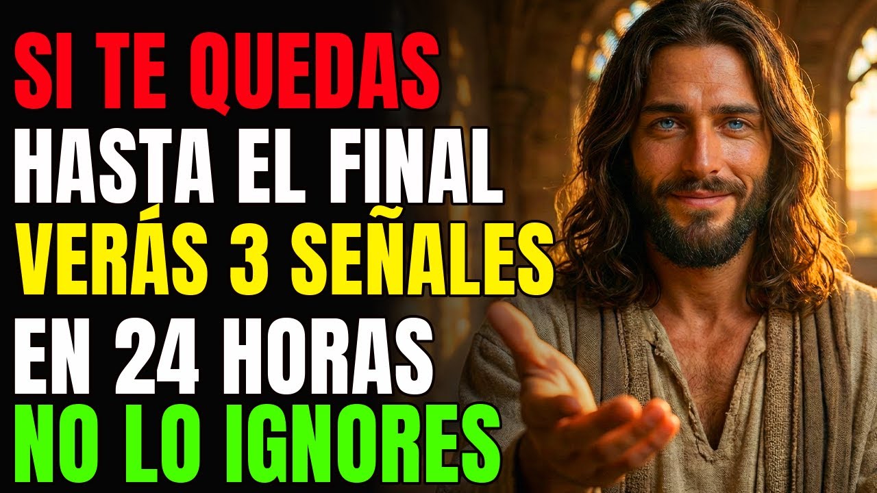 DIOS DICE: EN 24 HORAS VERÁS 3 SEÑALES—PREPÁRATE | MENSAJE DE DIOS HOY