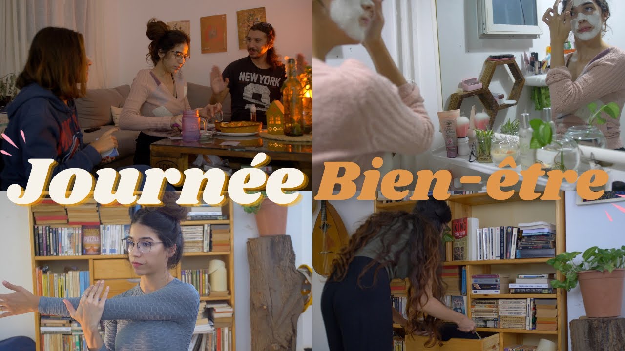Un Dimanche idéal, self-care, yoga, masque, famille, lectures, cuisine