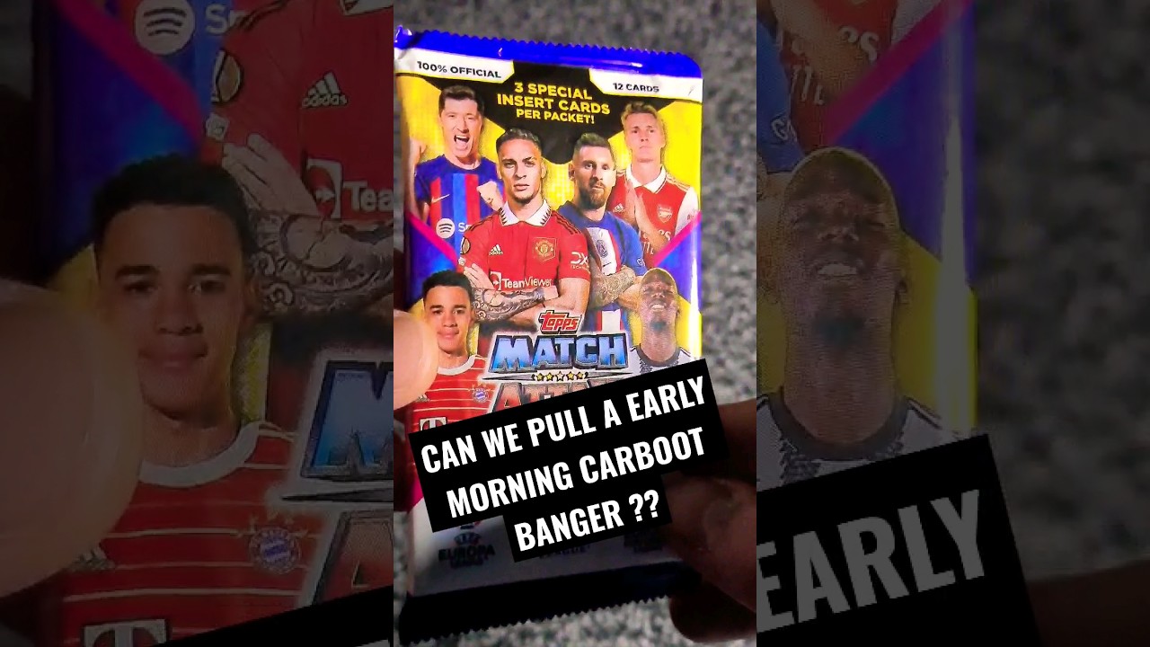 Match attax extra 22 / 23 football cards pack opening #shorts