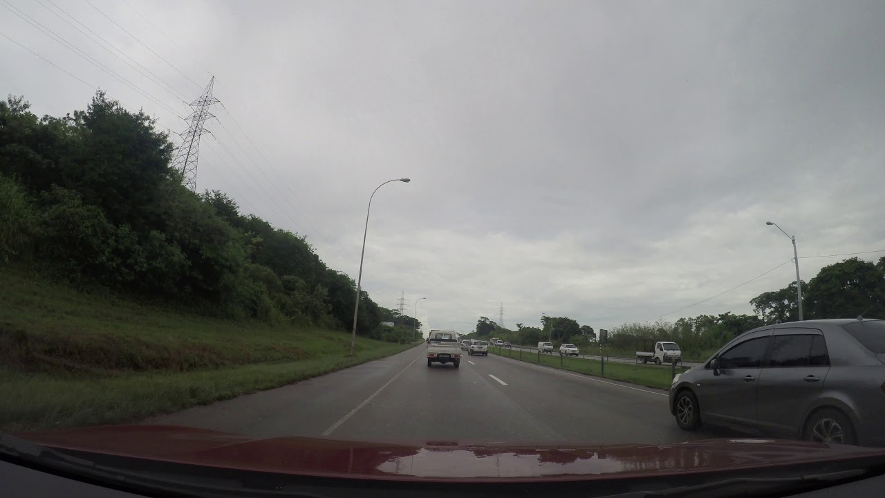 Driving through Trinidad A drive to UWI St Agustin  uhd 4k