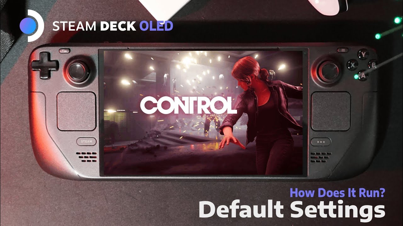 Control - Steam Deck Oled Performance Test | Default Settings Gameplay & FPS Review