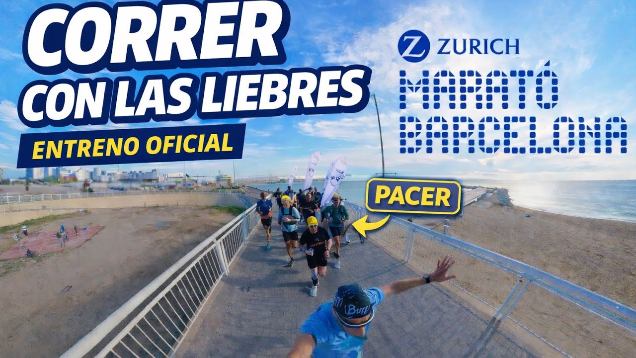 Entreno oficial Maratón de Barcelona | Así trabajan las liebres
