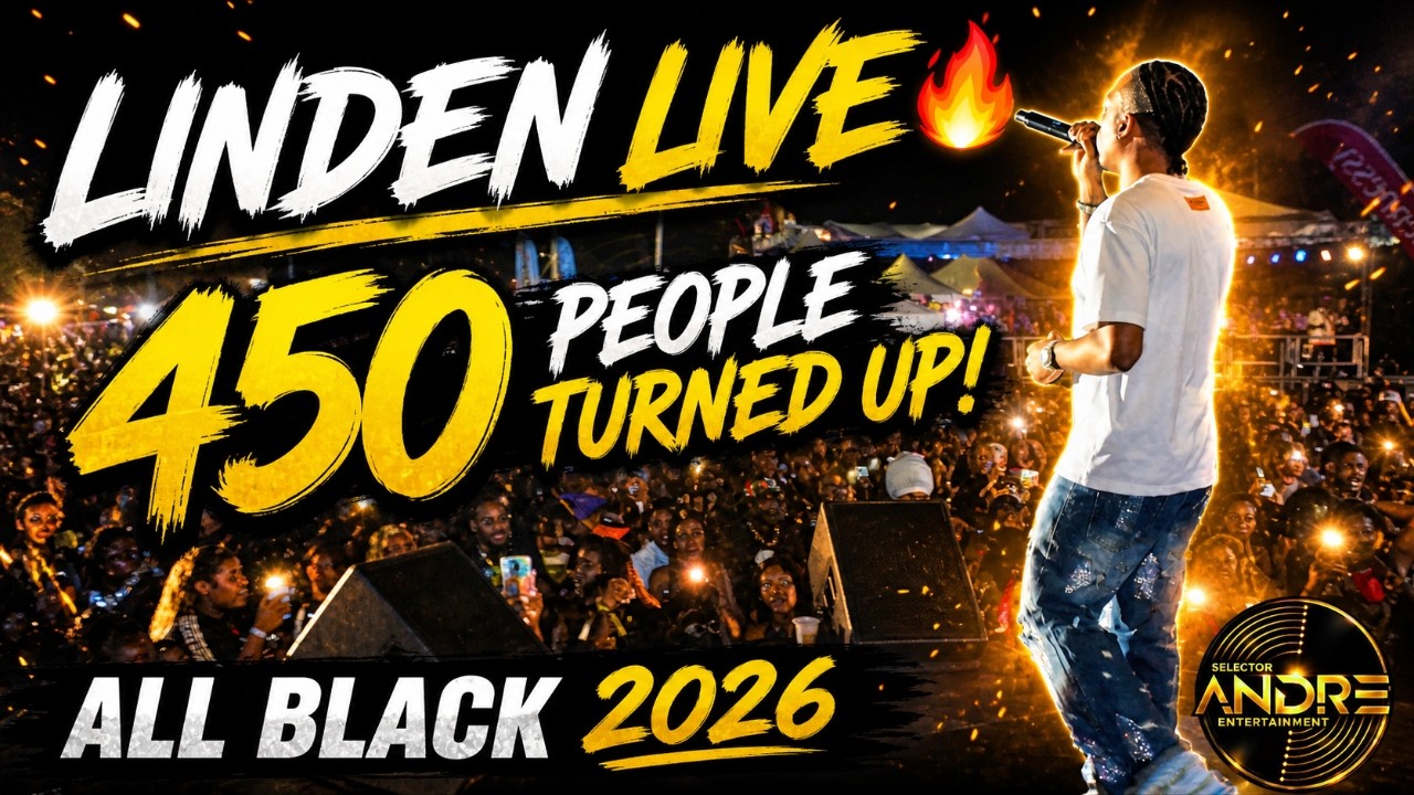 🔥 450 LIVE IN LINDEN GUYANA 🇬🇾 | Linden Town Week All Black Performance 2026