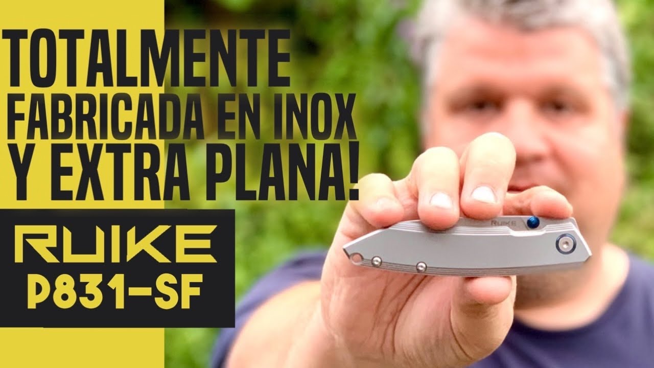 RUIKE P831SF: una NAVAJA en ACERO INOX y EXTRA PLANA. Revisión EDC4K