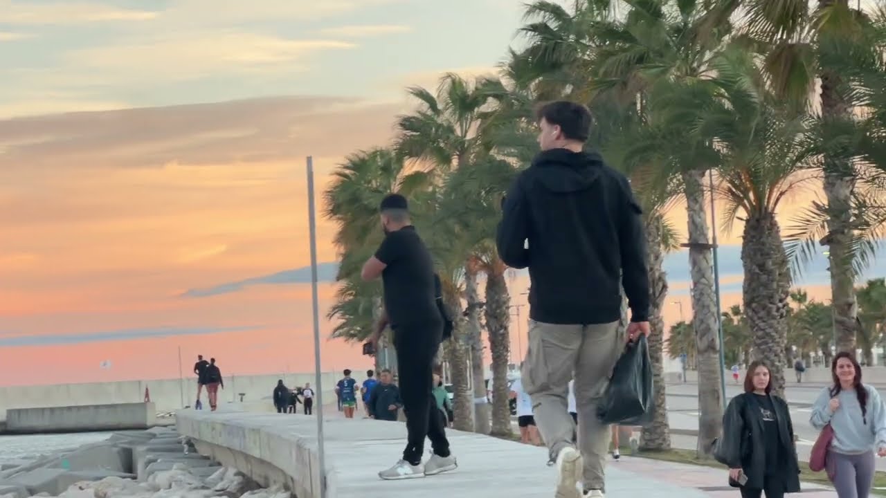MALAGA LIVE (February 11, 2026) Закат в Малаге