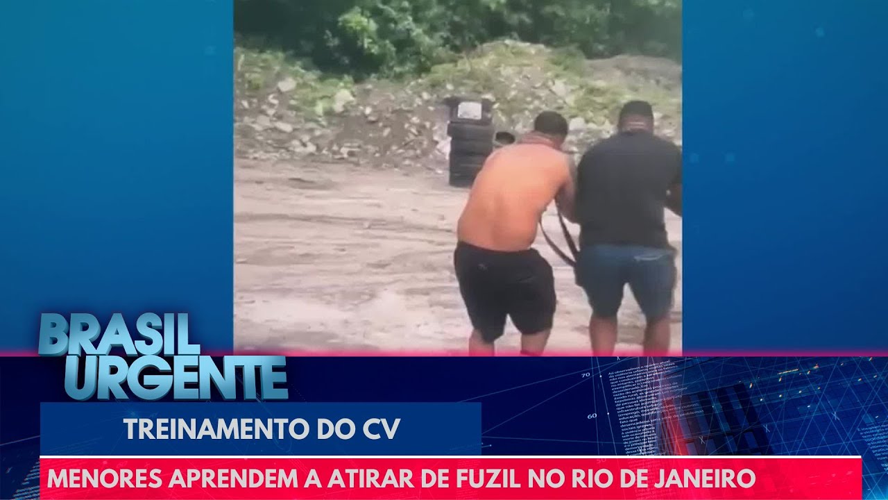 Veja como o CV treina soldados: menores aprendem a atirar de fuzil | Brasil Urgente
